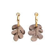 Modular Nuanua seaweed hoop earrings